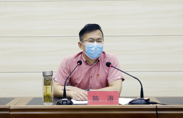 2020年5月21日，市纪委副书记、市监委副主任陈涛为全院干警讲授廉政教育课3_编辑.jpg